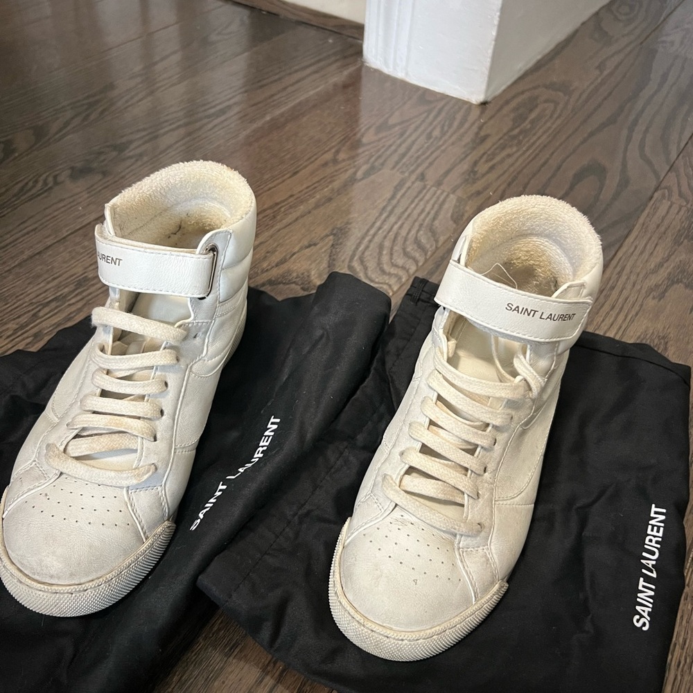 Saint Laurent high top sneakers